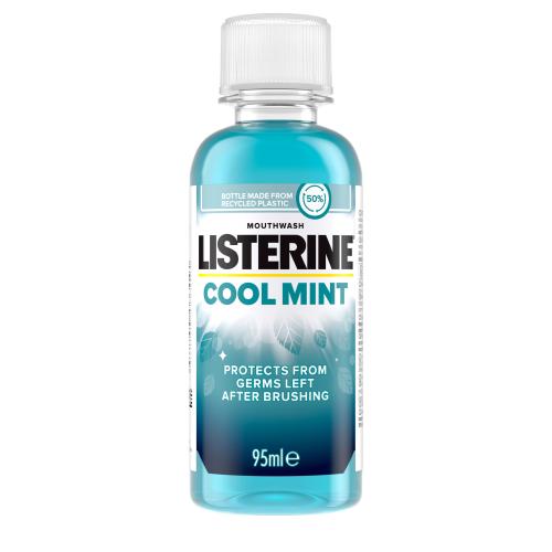 Listerine Cool Mint Mild Taste ústna voda bez alkoholu príchuť 95 ml