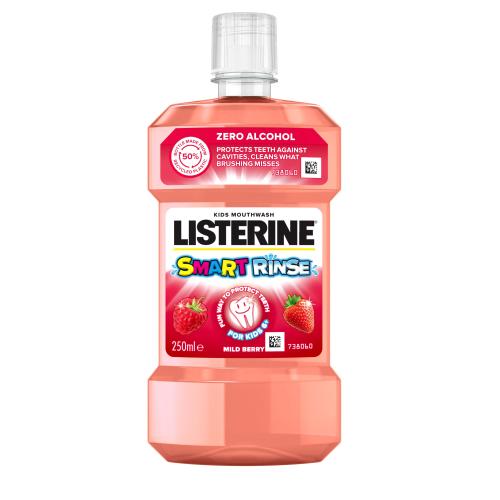 Ústna voda pre deti s ovocnou príchuťou Smart Rinse Berry 250 ml