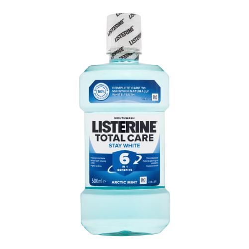 Listerine Total Care Stay White Mouthwash 6 in 1 500 ml bieliaca ústna voda unisex