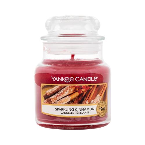 Yankee Candle Sparkling Cinnamon vonná sviečka 104 g