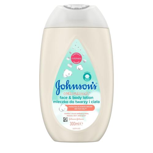 Johnson's® Cottontouch hydratačné mlieko na telo a tvár pre deti od narodenia 300 ml