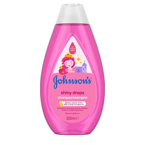 Johnson's® Shiny Drops jemný šampón pre deti 500 ml