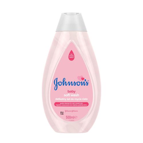 Johnson's® Wash and Bath jemný umývací gél 500 ml