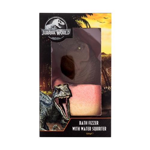 Corsair Jurassic World šumivá guľa do kúpeľa + hračka with dinosaur squirter 120 g