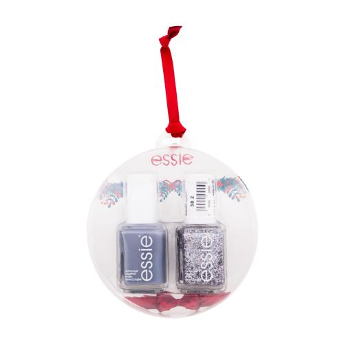 Essie Nail Polish Merry Mani Bauble darčeková kazeta lak na nechty 13,5 ml 382 Frillin´ Me Softly + lak na nechty 13,5 ml 203 Cocktail Bling pre ženy