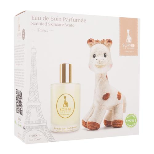 Sophie La Girafe Sophie La Girafe darčeková kazeta parfumovaná telová hmla pre deti od narodenia 100 ml + plyšová hračka pre deti