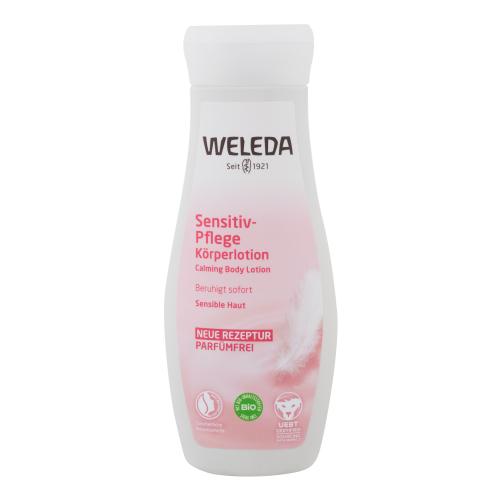 Weleda Sensitive 200 ml telové mlieko pre ženy poškodený flakón