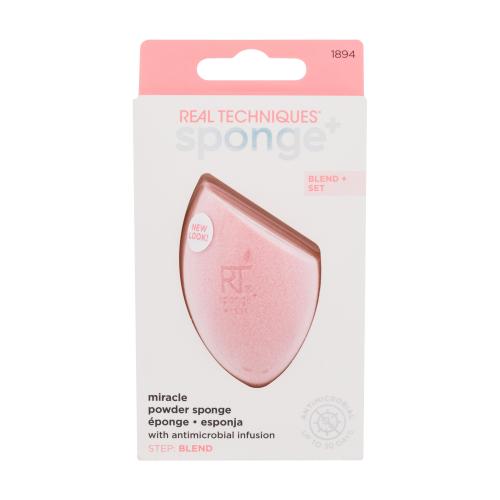 Real Techniques Miracle Powder Sponge 1 ks aplikátor pre ženy poškodená krabička