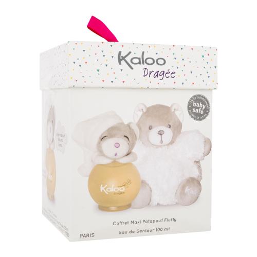 Kaloo Dragée darčeková kazeta telový sprej 100 ml + plyšová hračka pre deti