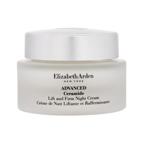 Elizabeth Arden Ceramide Advanced Lift And Firm Night Cream 50 ml nočný pleťový krém pre ženy spevnenie a lifting pleti