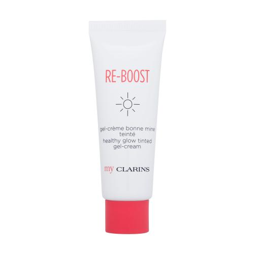 My Clarins Re-Boost Healthy Glow Tinted Gel-Cream aktívny intenzívne hydratačný gélový krém pre okamžité rozjasnenie 50 ml