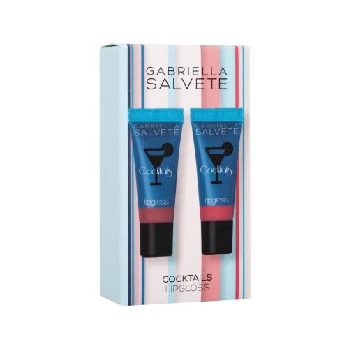 Gabriella Salvete Cocktails Lipgloss Set darčeková kazeta lesk na pery Cocktails 4 ml 02 + lesk na pery Cocktails 4 ml 04 pre ženy