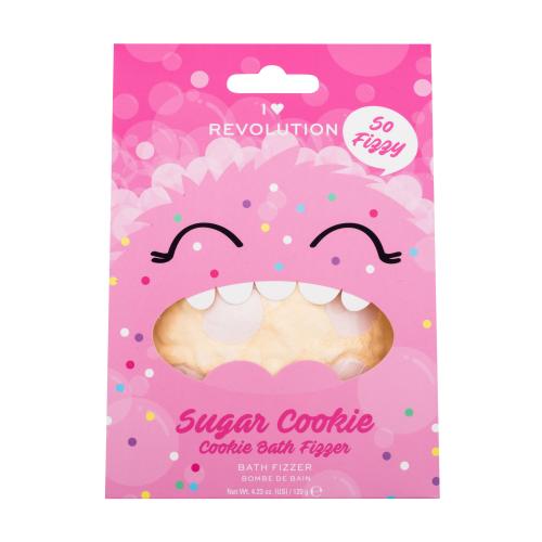 I Heart Revolution Cookie Bath Fizzer Sugar Cookie 120 g bomba do kúpeľa pre ženy