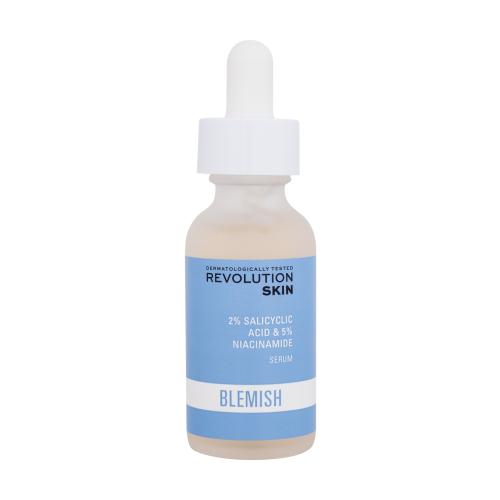 Revolution Skincare Blemish 2% Salicylic Acid & 5% Niacinamide Serum 30 ml pleťové sérum na mastnú pleť; proti začervenanej pleti