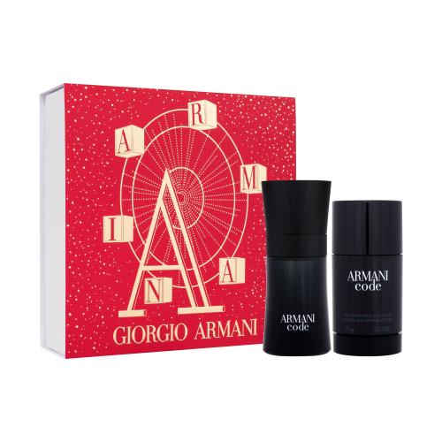 Giorgio Armani Code darčeková kazeta pre mužov toaletná voda 50 ml + deostick 75 g