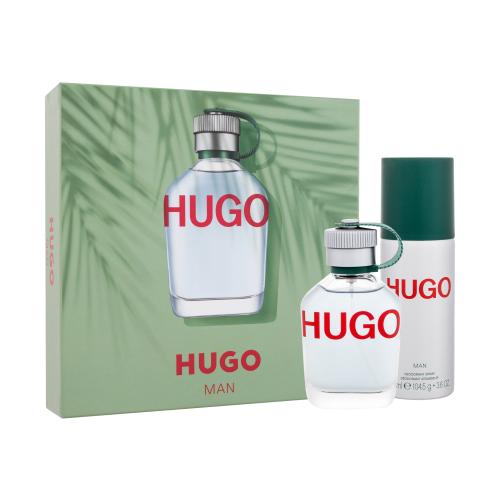 HUGO BOSS Hugo Man darčeková kazeta pre mužov toaletná voda 75 ml + dezodorant 150 ml
