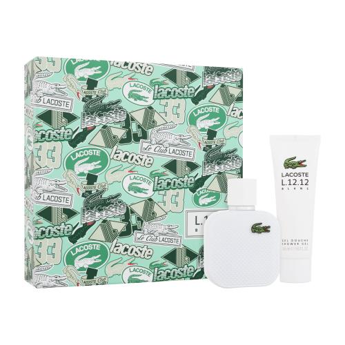Lacoste Eau de Lacoste L.12.12 Blanc SET2 darčeková kazeta toaletná voda 50 ml + sprchovací gél 50 ml pre mužov