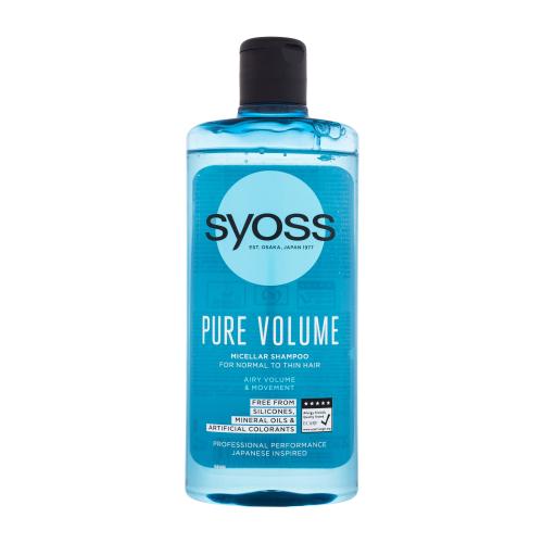 Syoss Pure Volume 440 ml šampón pre ženy na oslabené vlasy