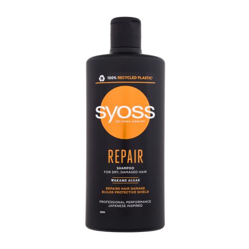 Syoss Repair Shampoo 440 ml šampón na suché a poškodené vlasy pre ženy