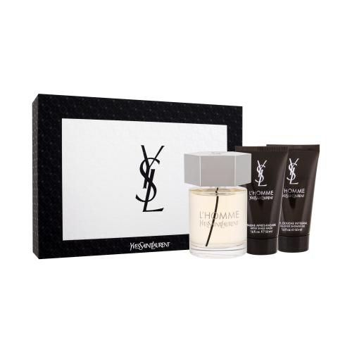Yves Saint Laurent L´Homme darčeková kazeta pre mužov toaletná voda 100 ml + balzam po holení 2 x 50 ml