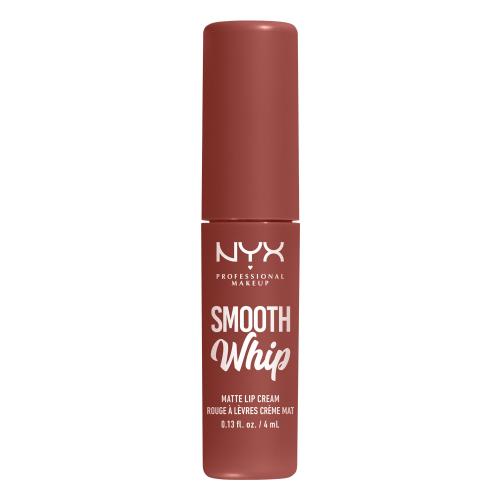 NYX Professional Makeup Smooth Whip Matte Lip Cream 4 ml rúž s našľahanou textúrou na dokonalé vyhladenie pier pre ženy 03 Latte Foam