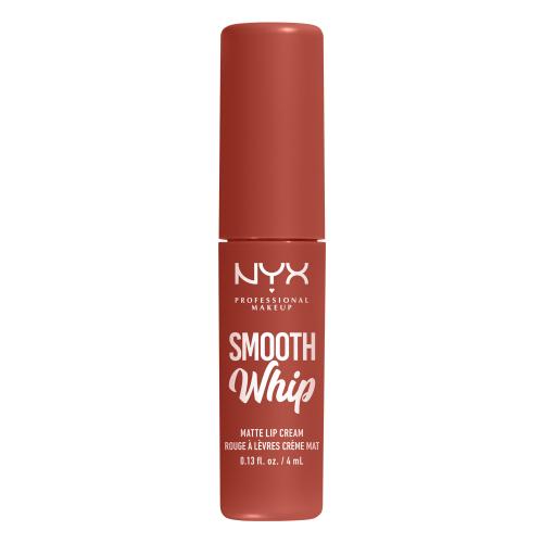 NYX Professional Makeup Smooth Whip Matte Lip Cream 4 ml rúž s našľahanou textúrou na dokonalé vyhladenie pier pre ženy 07 Pushin Cushion