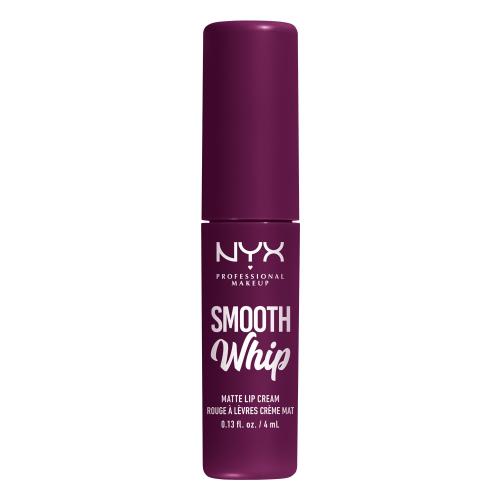 NYX Professional Makeup Smooth Whip Matte Lip Cream zamatový rúž s vyhladzujúcim efektom odtieň 11 Berry Bed Sheers 4 ml