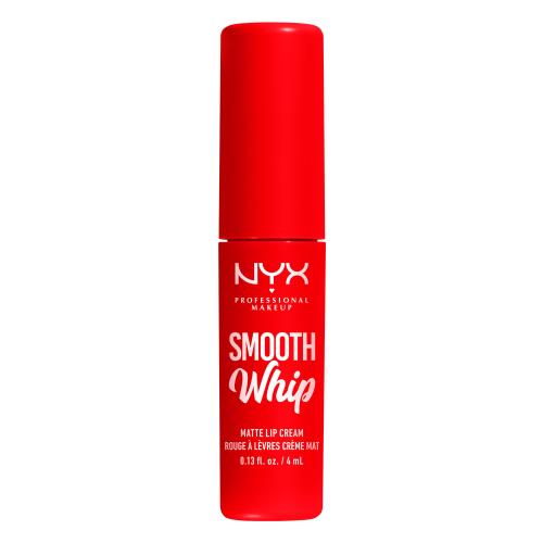 NYX Professional Makeup Smooth Whip Matte Lip Cream zamatový rúž s vyhladzujúcim efektom odtieň 12 Icing On Top 4 ml