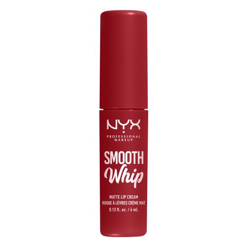 NYX Professional Makeup Smooth Whip Matte Lip Cream zamatový rúž s vyhladzujúcim efektom odtieň 14 Velvet Robe 4 ml