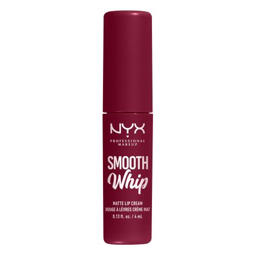 NYX Professional Makeup Smooth Whip Matte Lip Cream 4 ml rúž s našľahanou textúrou na dokonalé vyhladenie pier pre ženy 15 Chocolate Mousse