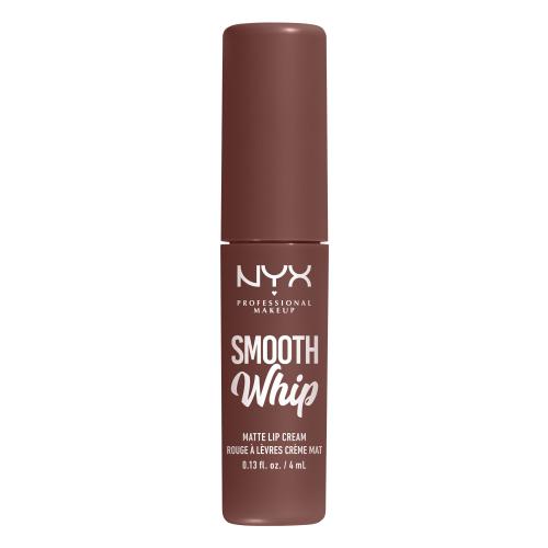 NYX Professional Makeup Smooth Whip Matte Lip Cream zamatový rúž s vyhladzujúcim efektom odtieň 17 Thread Count 4 ml