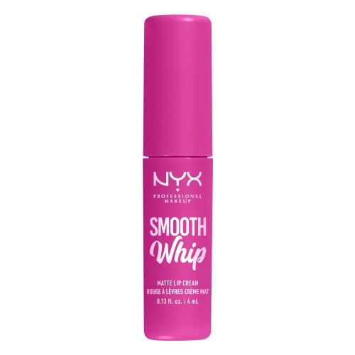 NYX Professional Makeup Smooth Whip Matte Lip Cream zamatový rúž s vyhladzujúcim efektom odtieň 20 Pom Pom 4 ml