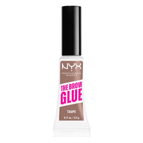 NYX Professional Makeup The Brow Glue gél na obočie odtieň 02 Taupe 5 g