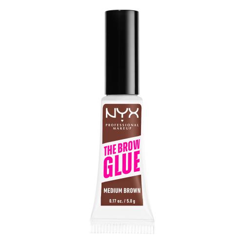 NYX Professional Makeup The Brow Glue gél na obočie odtieň 03 Medium Brown 5 g