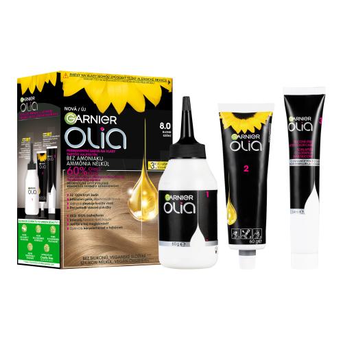Garnier Olia Big Kit permanentná farba na vlasy odtieň 8.0 Blond 1 ks