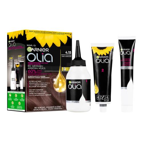 Garnier Olia Big Kit permanentná farba na vlasy odtieň 4.15 Iced Chocolate 1 ks