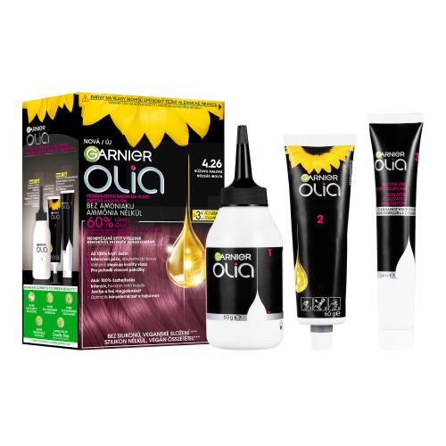 Garnier Olia Big Kit permanentná farba na vlasy odtieň 4.26 Rose Violet