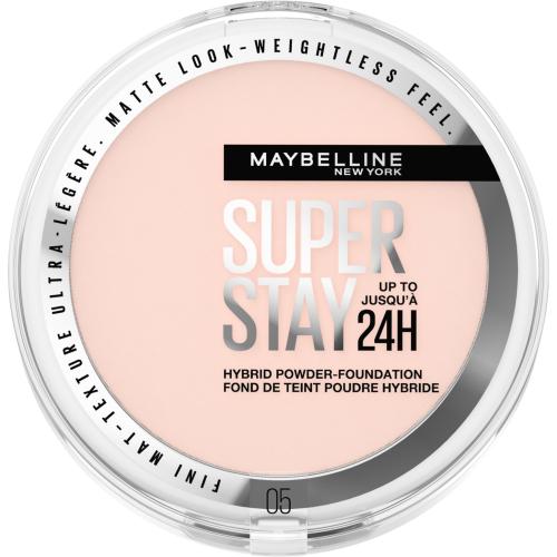 MAYBELLINE NEW YORK SuperStay 24H Hybrid Powder-Foundation kompaktný púdrový make-up pre matný vzhľad odtieň 05 9 g