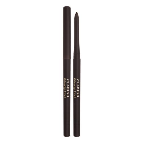 Clarins Waterproof Pencil vodeodolná ceruzka na oči odtieň 02 Chestnut 0.29 g