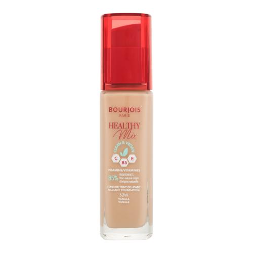 Bourjois Healthy Mix rozjasňujúci hydratačný make-up 24h odtieň 52W Vanilla 30 ml