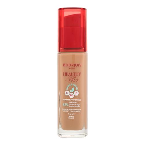 Bourjois Healthy Mix rozjasňujúci hydratačný make-up 24h odtieň 56.5C Maple 30 ml