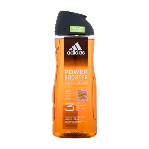Adidas Power Booster energizujúci sprchový gél 3v1 400 ml