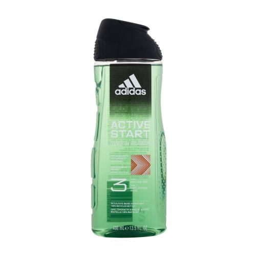Adidas Active Start Shower Gel 3-In-1 400 ml sprchovací gél pre mužov