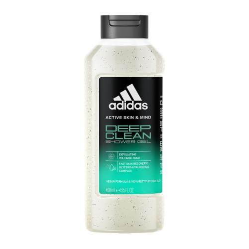 Adidas Deep Clean čistiaci sprchový gél s peelingovým efektom 400 ml