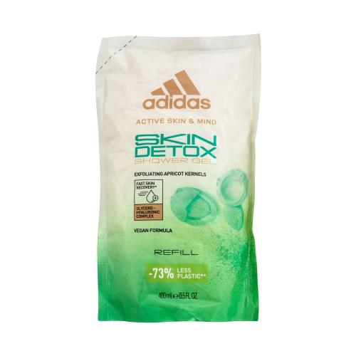 Adidas Skin Detox exfoliačný sprchový gél náhradná náplň 400 ml