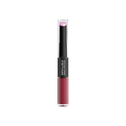 L'Oréal Paris Infaillible 24H Lipstick 5 ml rúž pre ženy 302 Rose Eternite tekutý rúž