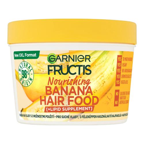 Garnier Fructis Banana Hair Food vyživujúca maska pre suché vlasy 390 ml