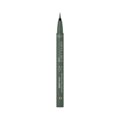 L’Oréal Paris Infaillible Grip 36h Micro-Fine liner linka na oči vo fixke odtieň 05 Sage Green 0,4 g