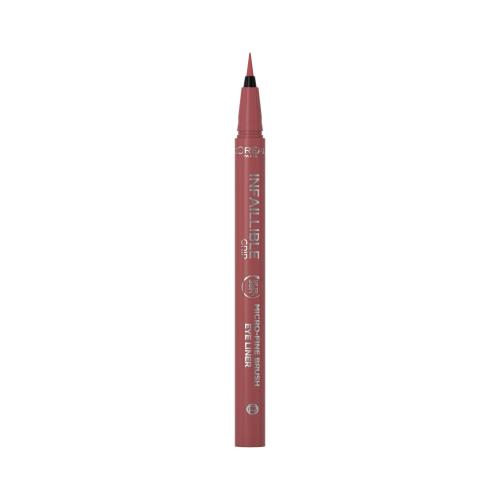L'Oréal Paris Infaillible Grip 36H Micro-Fine Brush Eye Liner 0,4 g očná linka pre ženy 03 Ancient Rose fix v ceruzke