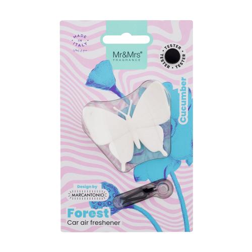 Mr & Mrs Fragrance Forest Cucumber vôňa do auta (White Butterfly) 1 ks